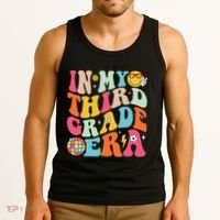 In My Third Grade Era Back To School 3rd Grade Tank Top thumb 3