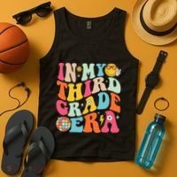 In My Third Grade Era Back To School 3rd Grade Tank Top thumb 4