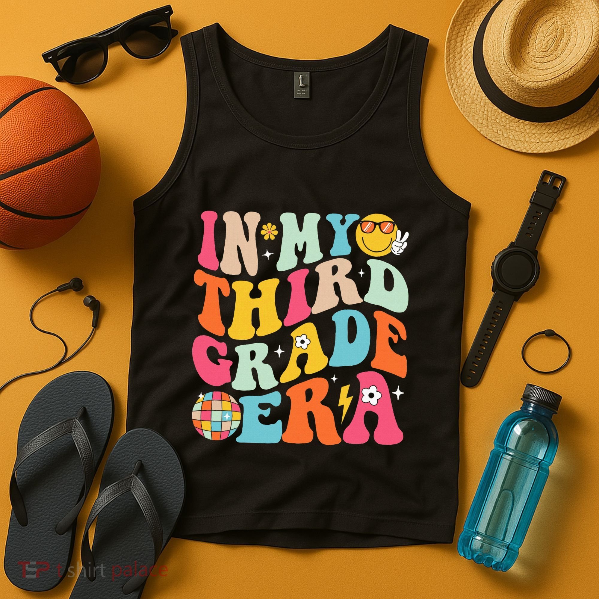 In My Third Grade Era Back To School 3rd Grade Tank Top