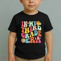 In My Third Grade Era Back To School 3rd Grade Toddler T-Shirt thumb 2
