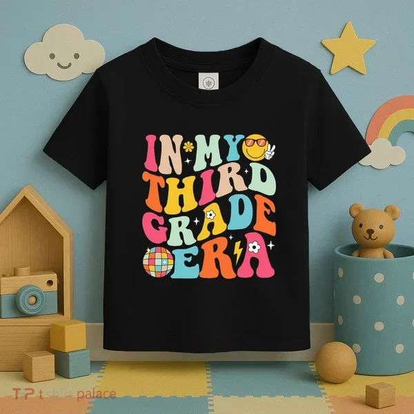 In My Third Grade Era Back To School 3rd Grade Toddler T-Shirt