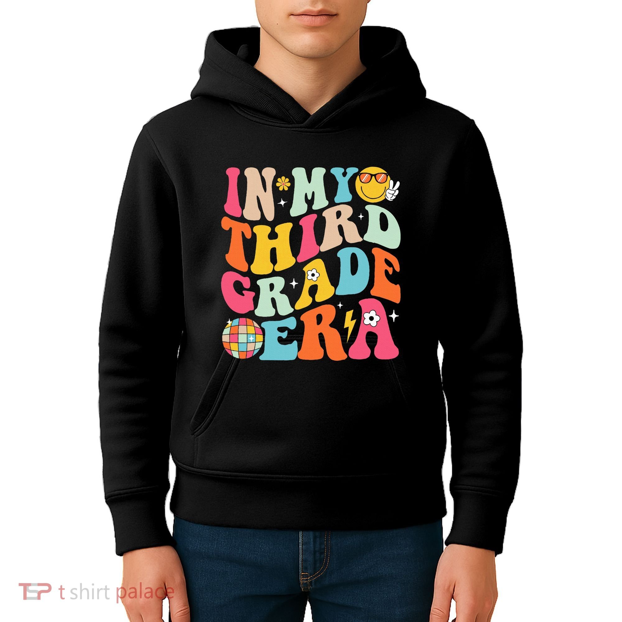 In My Third Grade Era Back To School 3rd Grade Kids Hoodie