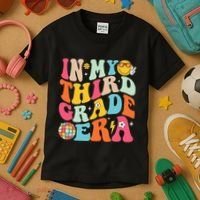 In My Third Grade Era Back To School 3rd Grade Kids T-Shirt thumb 3