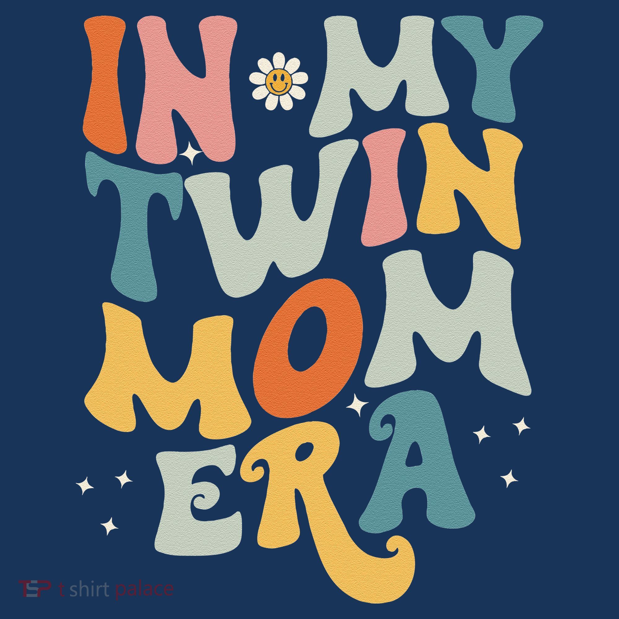 In My Twin Mom EraCute Groovy New Mom Gift Mother’S Day Women's Hoodie