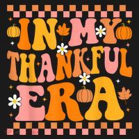 In My Thankful Era Fall Pumpkin Autumn Groovy Thanksgiving T-Shirt thumb 7