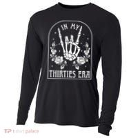 In My Thirties Era 30th Birthday Outfit Skeleton Hand Cooling Performance Long Sleeve Crew thumb 0