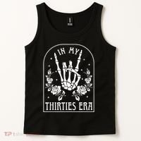 In My Thirties Era 30th Birthday Outfit Skeleton Hand Tank Top thumb 2