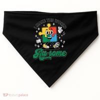 I Make The World Au-Some Autism Puzzle Boy Support USA-Made Doggie Bandana thumb 0