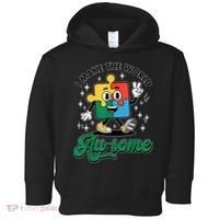 I Make The World Au-Some Autism Puzzle Boy Support Toddler Hoodie thumb 0