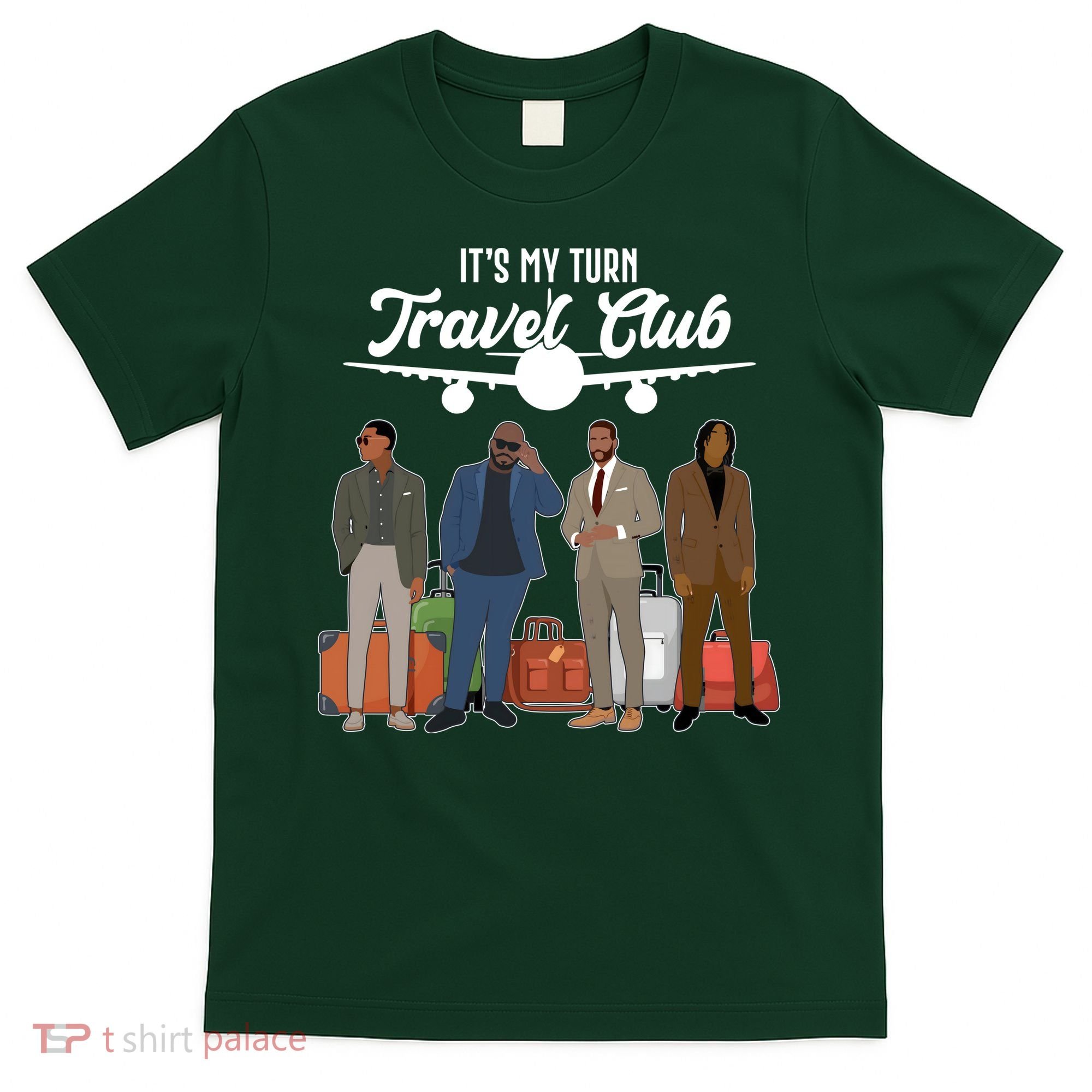 It's My Turn Travel Club Traveling Black African American Men T-Shirt