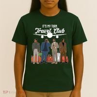 It's My Turn Travel Club Traveling Black African American Men T-Shirt thumb 4