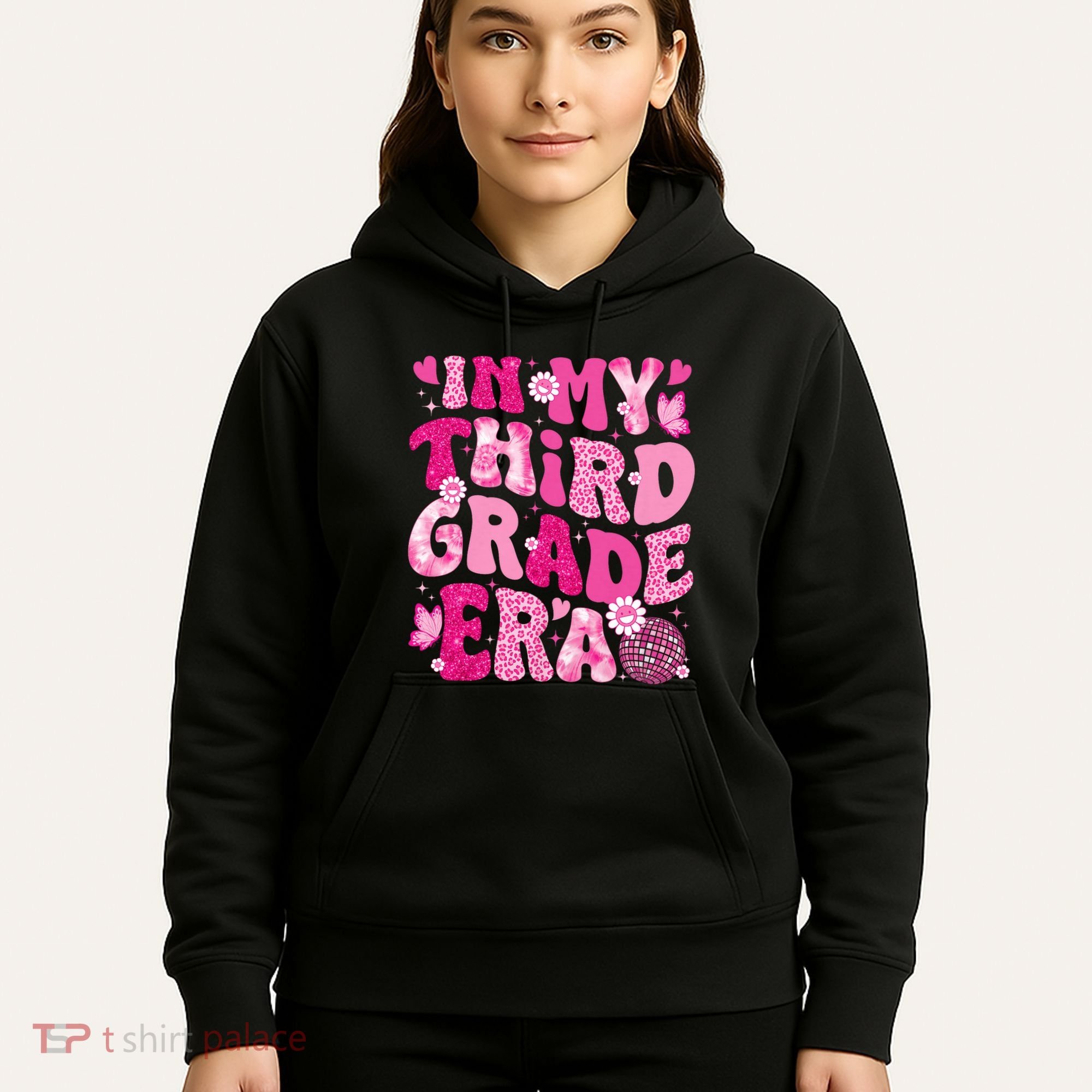 In My Third Grade Era Teachers Women Back To School Hoodie