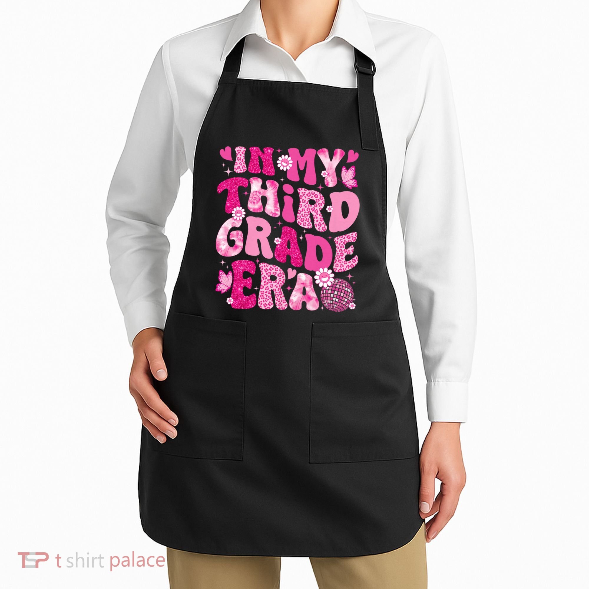 In My Third Grade Era Teachers Women Back To School Apron
