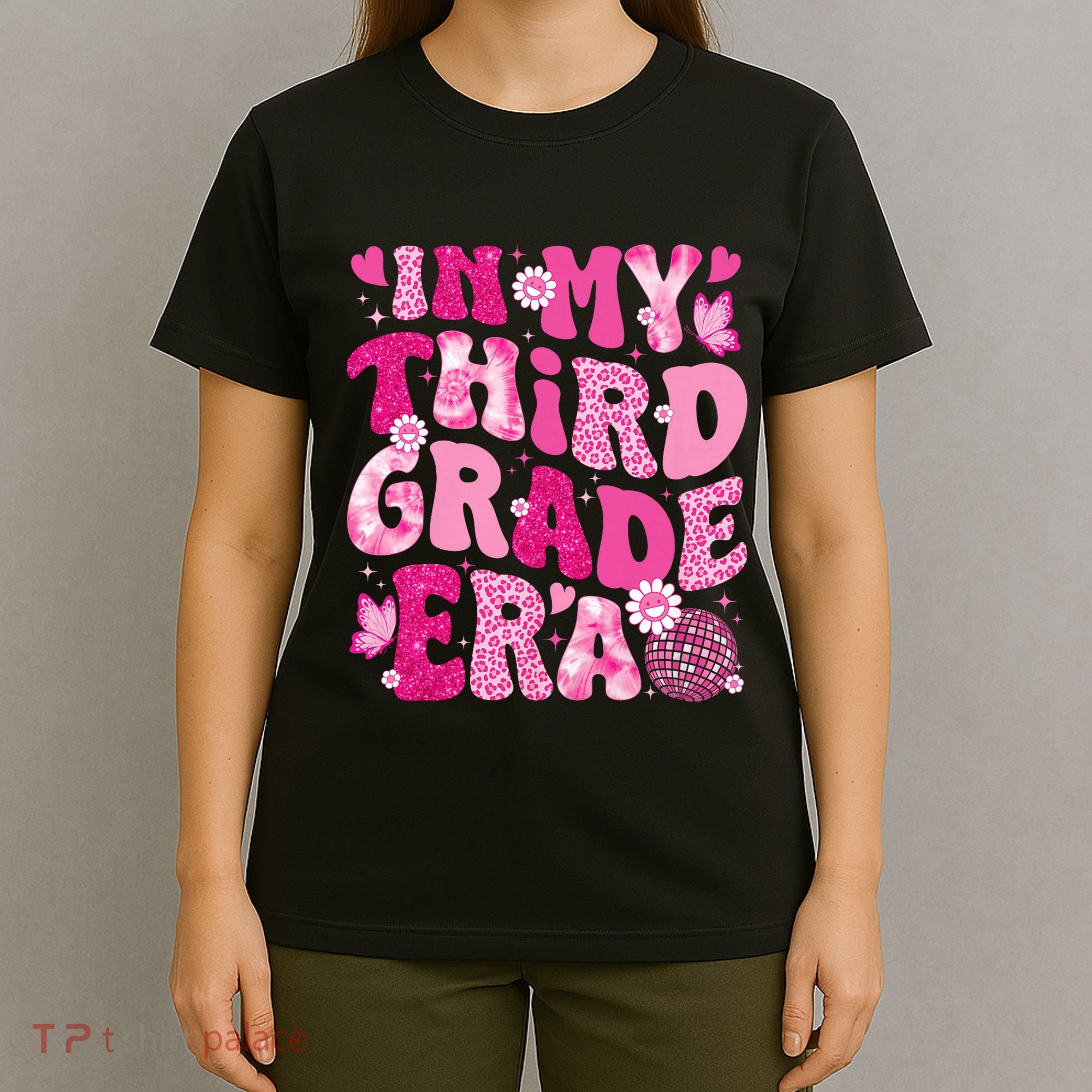 In My Third Grade Era Teachers Women Back To School T-Shirt