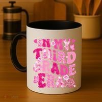 In My Third Grade Era Teachers Women Back To School Coffee Mug thumb 4