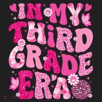 In My Third Grade Era Teachers Women Back To School Beanie thumb 2