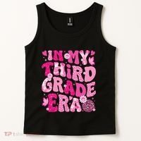In My Third Grade Era Teachers Women Back To School Tank Top thumb 2