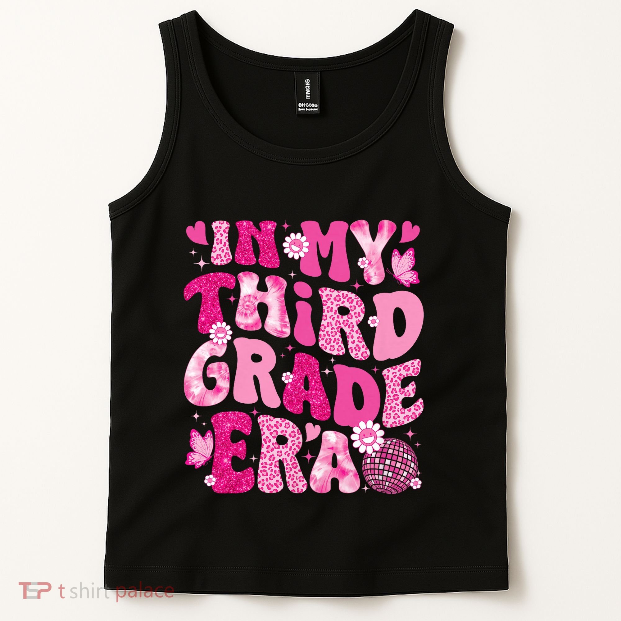 In My Third Grade Era Teachers Women Back To School Tank Top