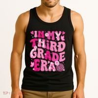 In My Third Grade Era Teachers Women Back To School Tank Top thumb 3