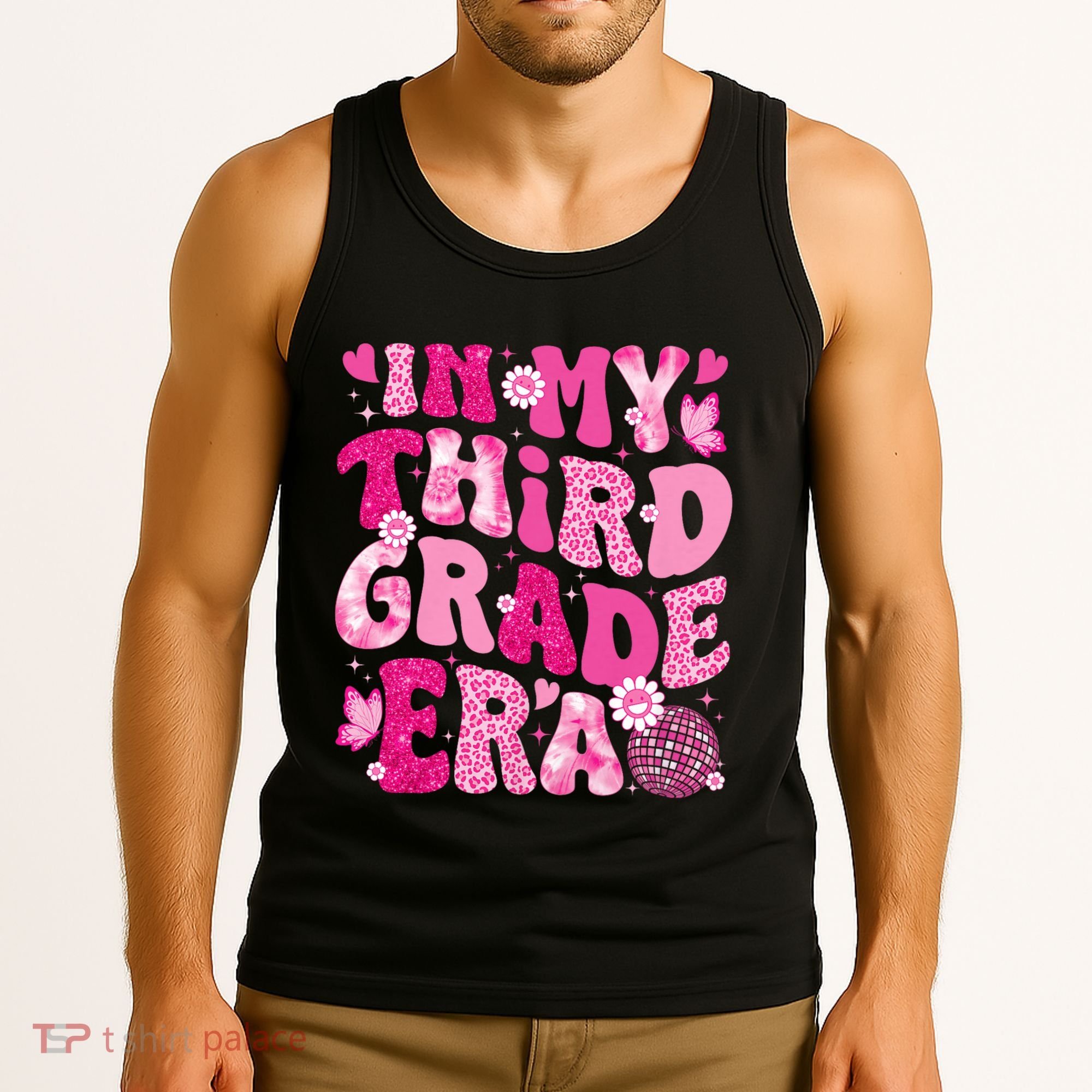 In My Third Grade Era Teachers Women Back To School Tank Top