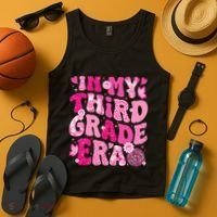In My Third Grade Era Teachers Women Back To School Tank Top thumb 4
