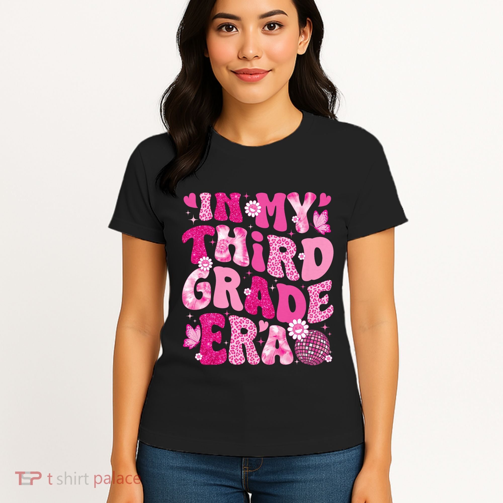 In My Third Grade Era Teachers Women Back To School Women's T-Shirt