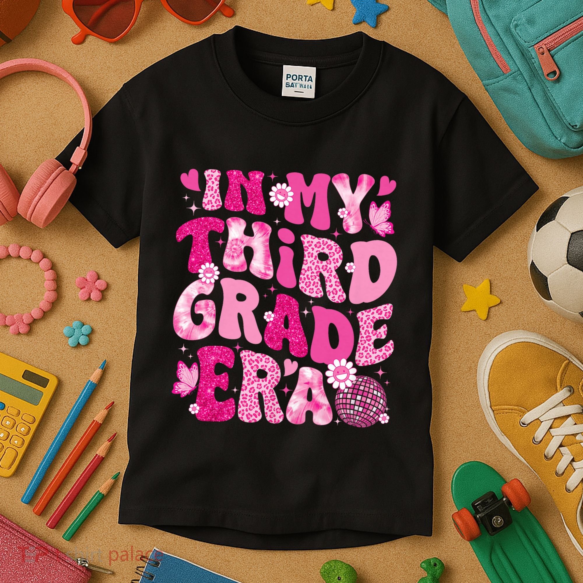 In My Third Grade Era Teachers Women Back To School Kids T-Shirt