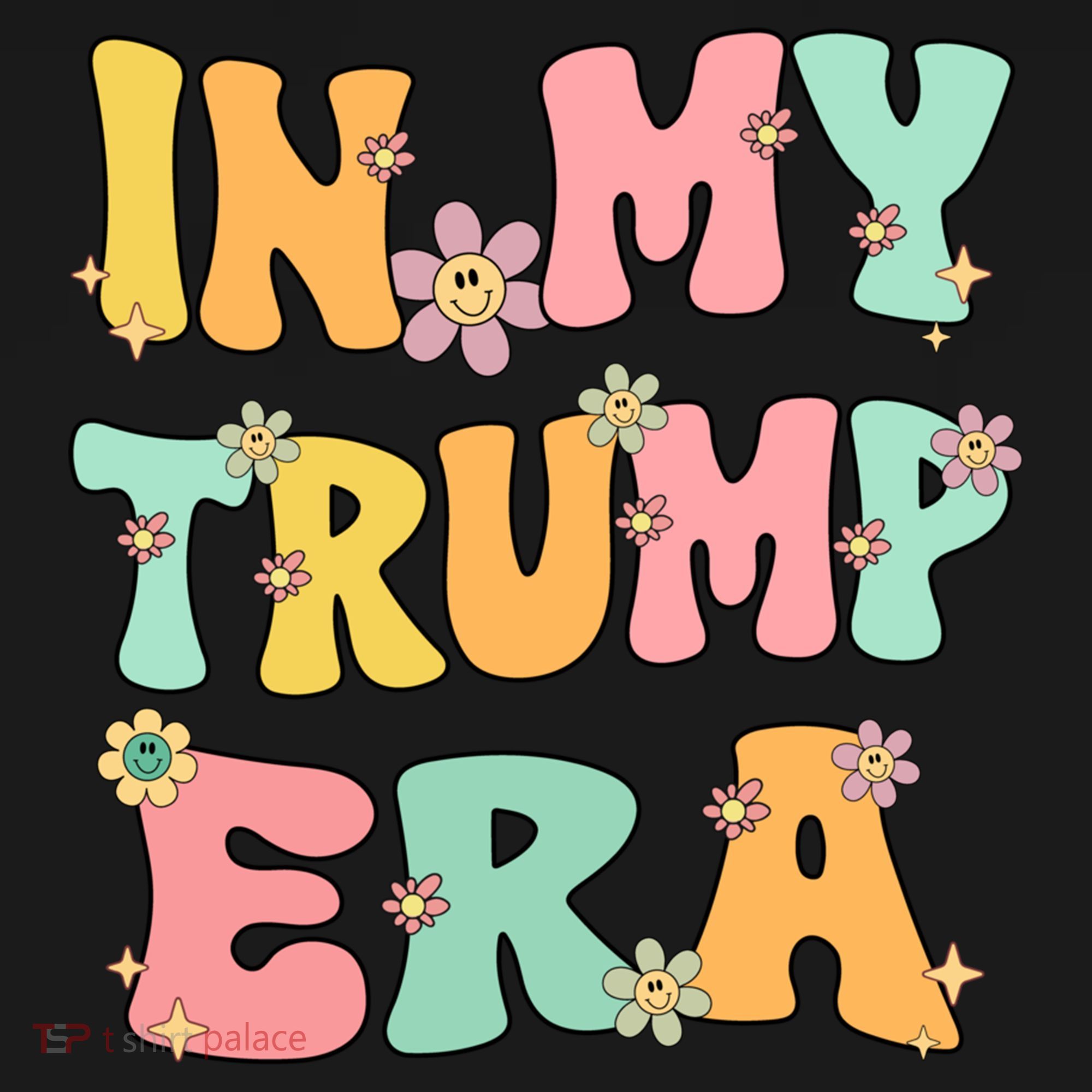 In My Trump Era Retro Groovy Trump 2024 Election Gift Ornament