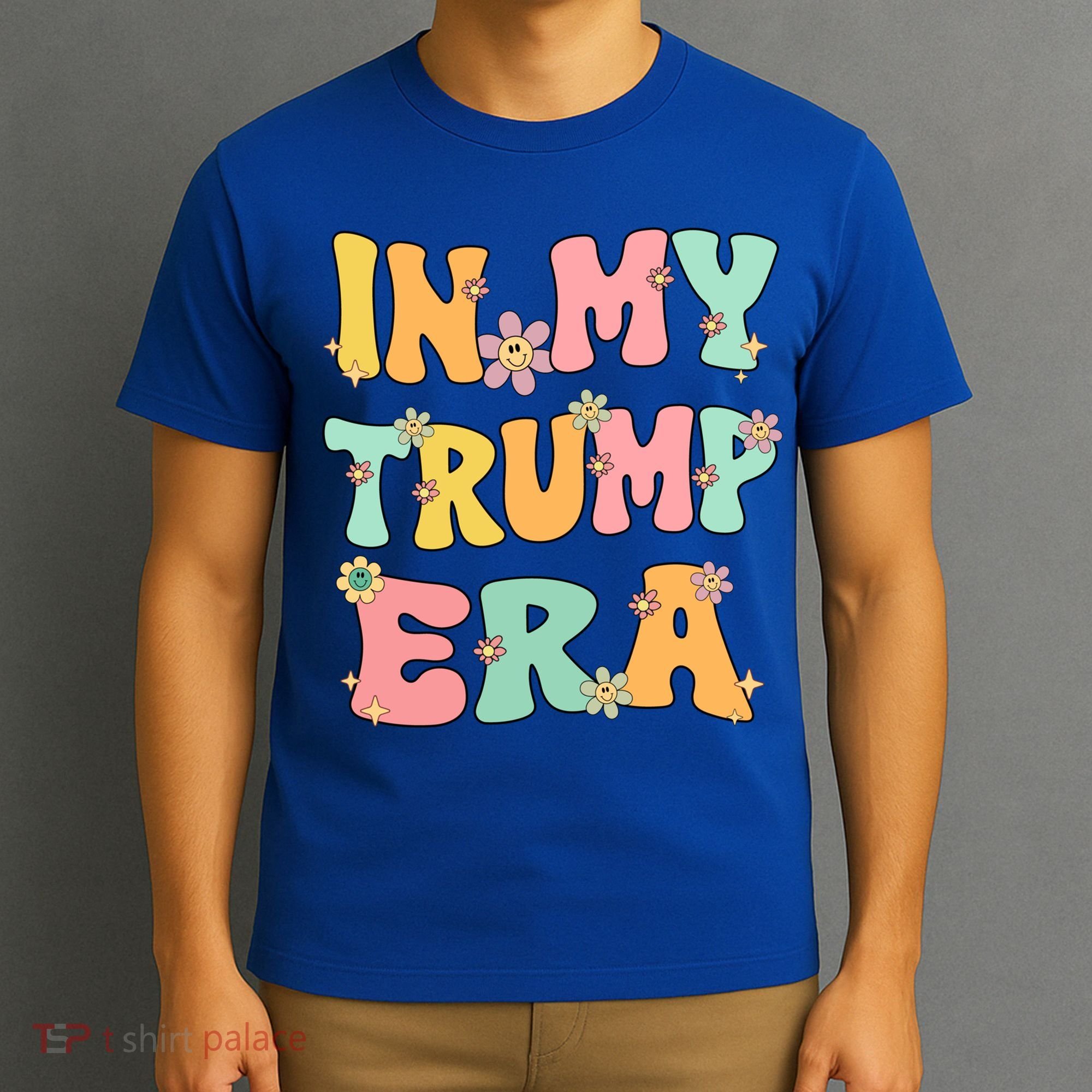In My Trump Era Retro Groovy Trump 2024 Election Gift T-Shirt