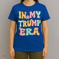 In My Trump Era Retro Groovy Trump 2024 Election Gift T-Shirt thumb 4