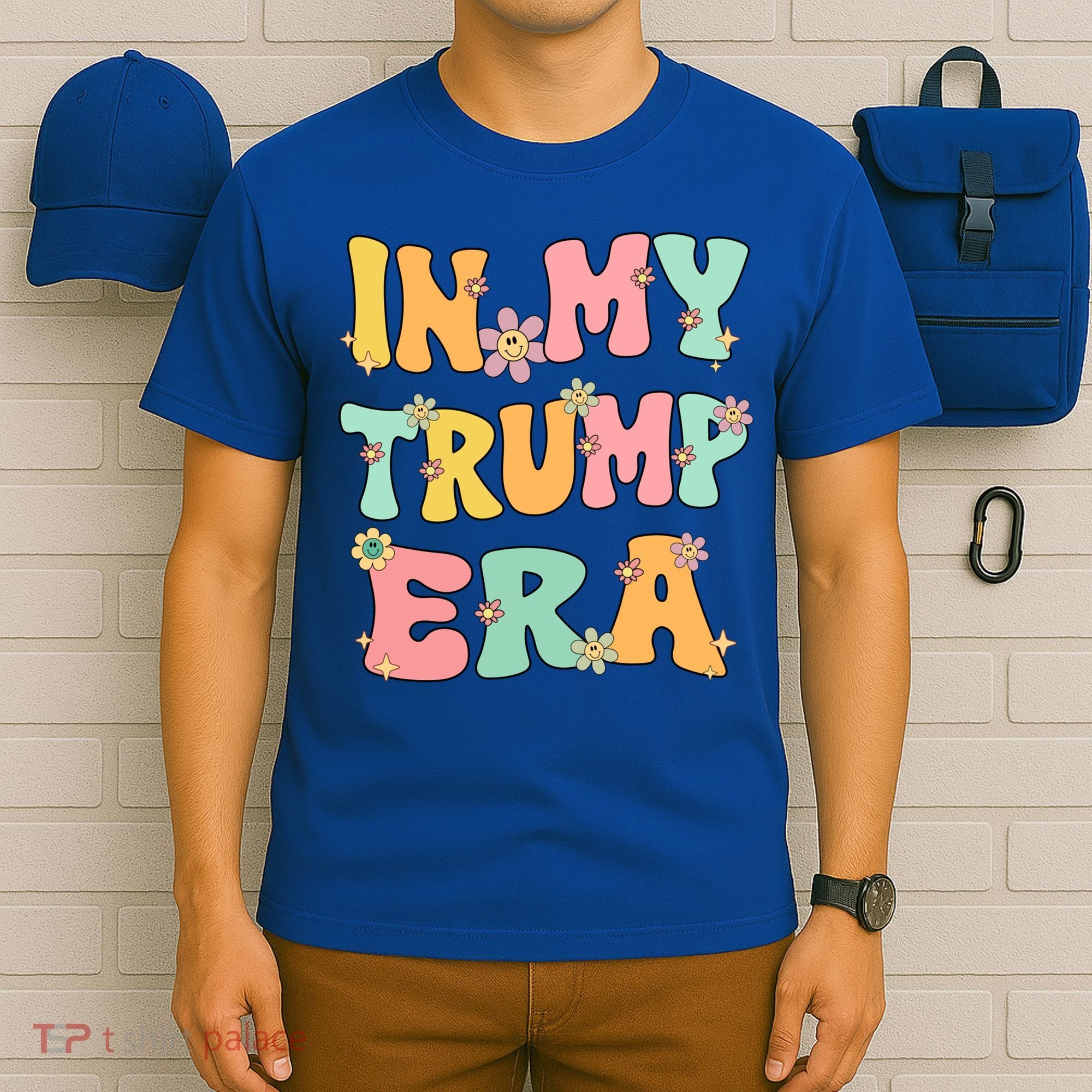 In My Trump Era Retro Groovy Trump 2024 Election Gift T-Shirt
