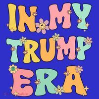 In My Trump Era Retro Groovy Trump 2024 Election Gift Women's Tank Top thumb 5