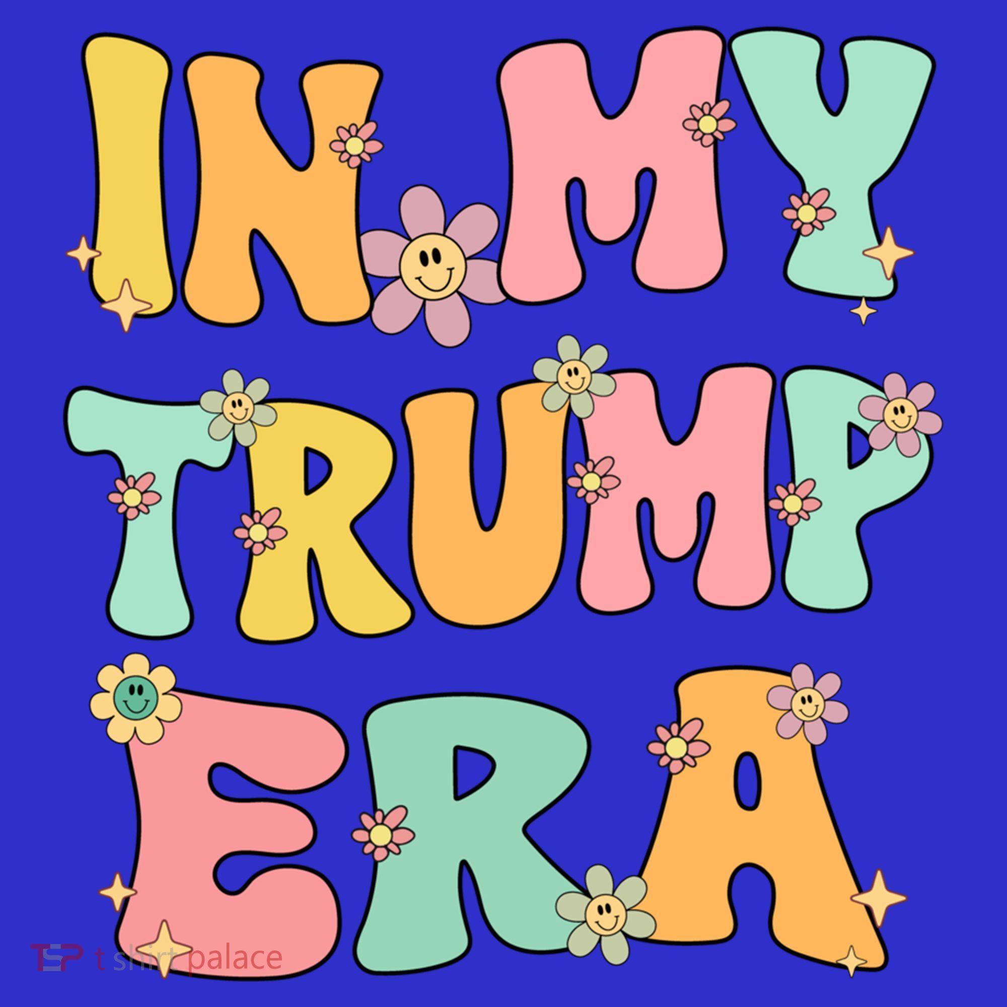In My Trump Era Retro Groovy Trump 2024 Election Gift Women's Tank Top