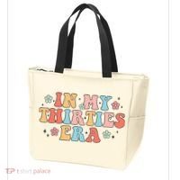 In My Thirties 30s Era Cute Floral Tote Bag thumb 3