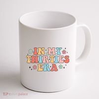 In My Thirties 30s Era Cute Floral Coffee Mug thumb 1