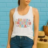 In My Thirties 30s Era Cute Floral Women's Tank Top thumb 2