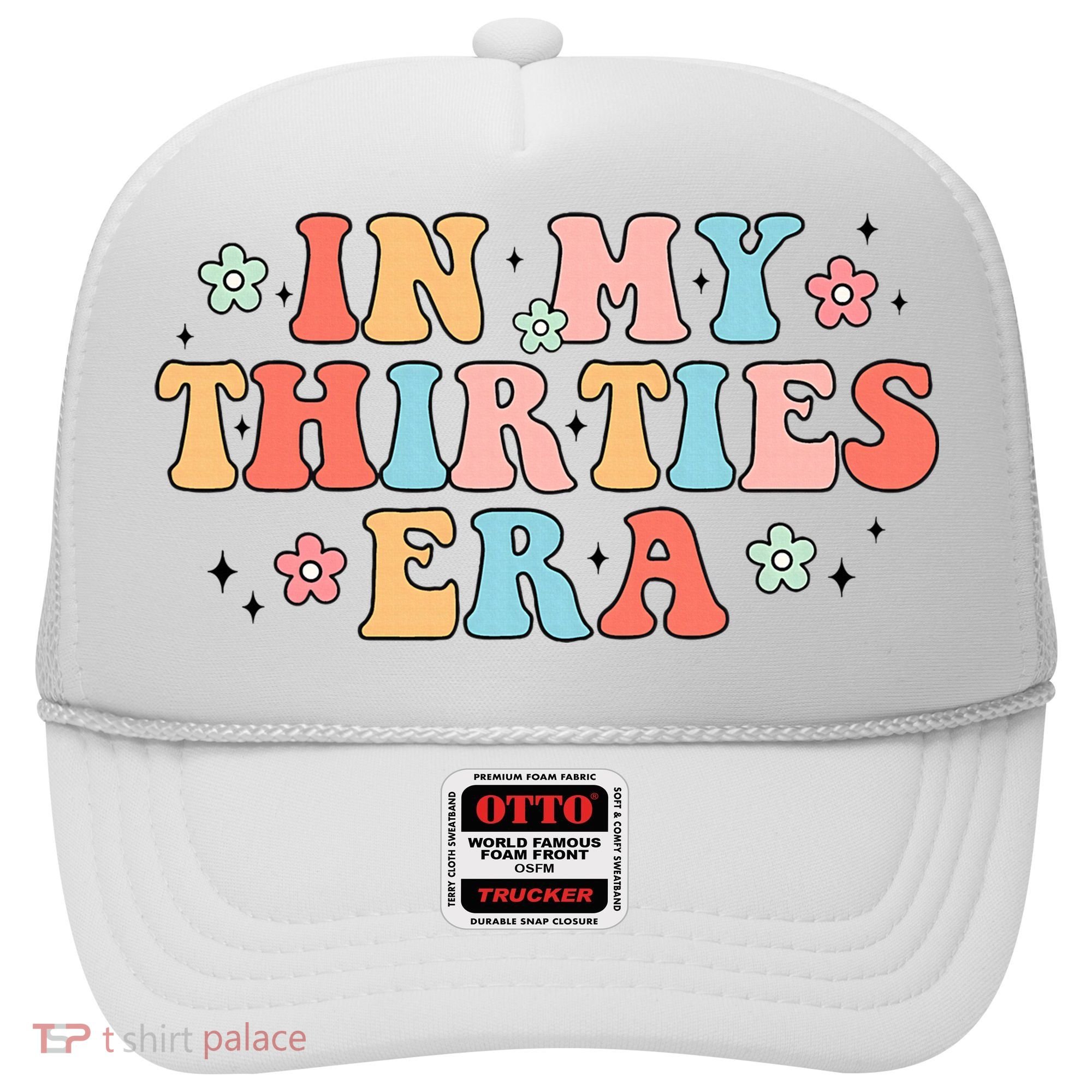 In My Thirties 30s Era Cute Floral Hat