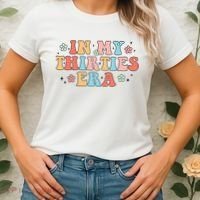 In My Thirties 30s Era Cute Floral Women's T-Shirt thumb 2