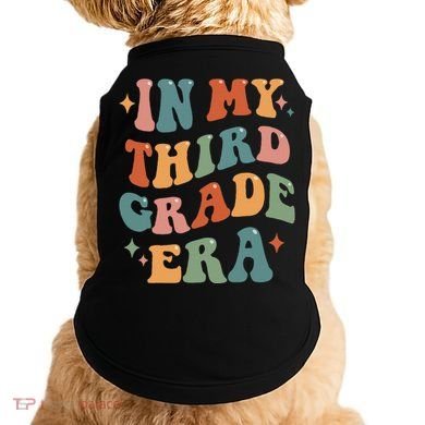 In My Third Grade Era Retro Funny 3rd Grade Teacher Team Doggie Tank
