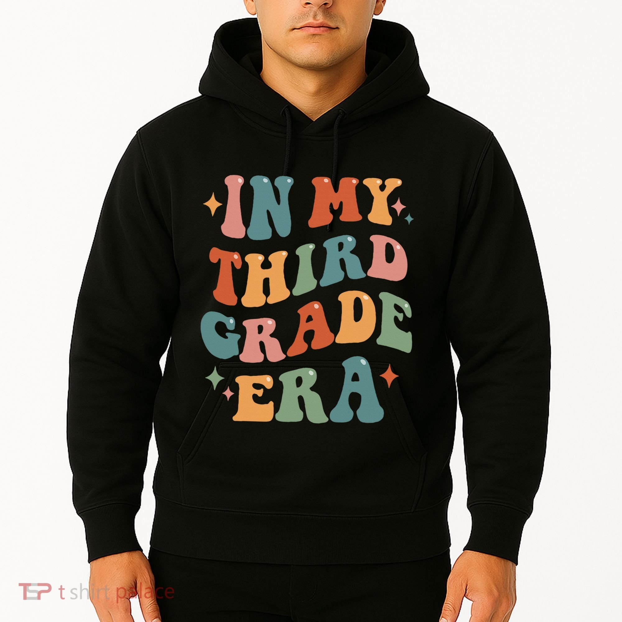 In My Third Grade Era Retro Funny 3rd Grade Teacher Team Hoodie