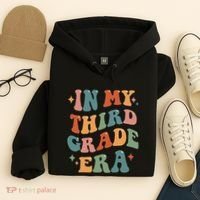 In My Third Grade Era Retro Funny 3rd Grade Teacher Team Hoodie thumb 4