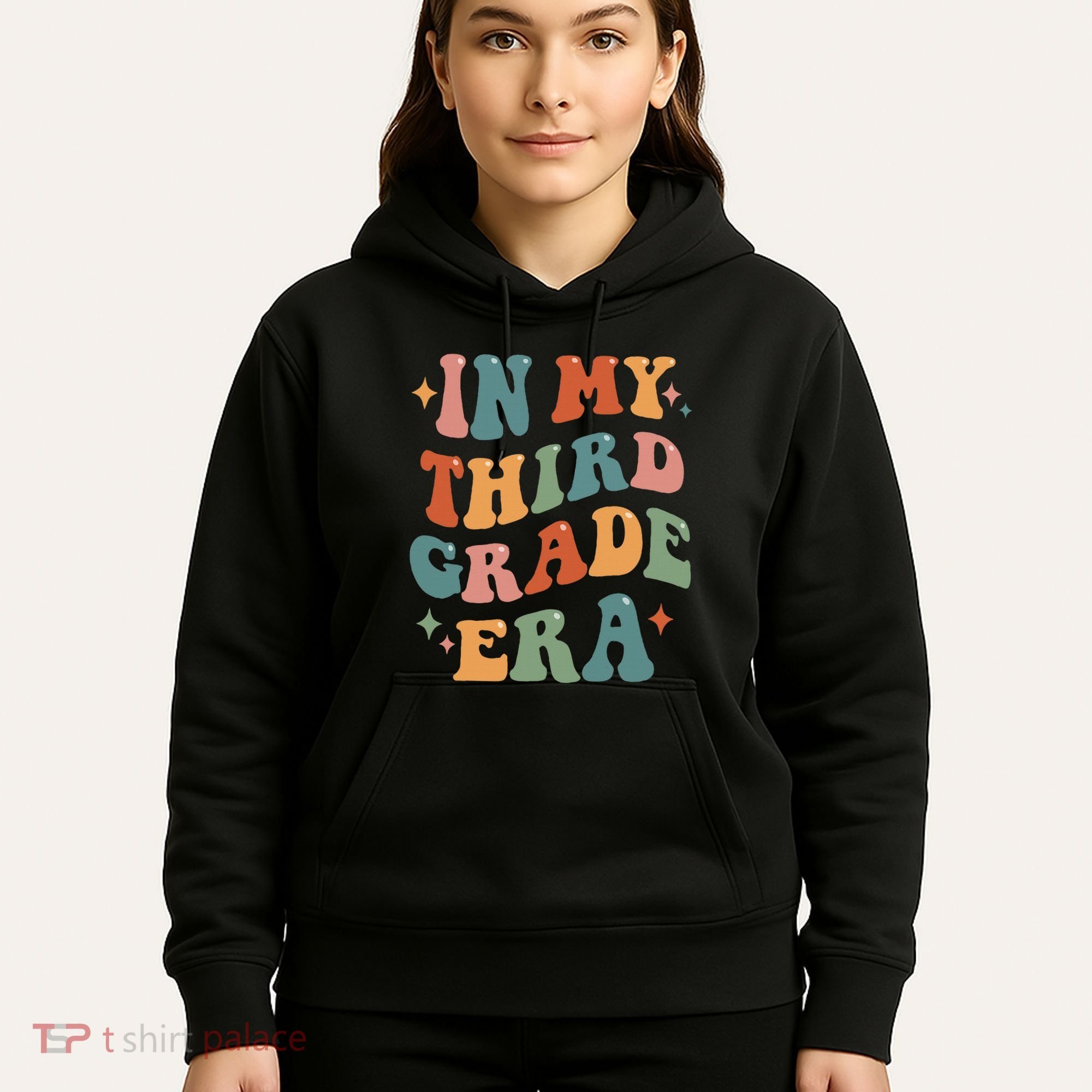 In My Third Grade Era Retro Funny 3rd Grade Teacher Team Hoodie