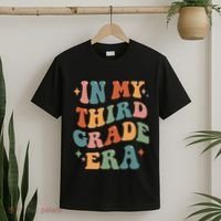 In My Third Grade Era Retro Funny 3rd Grade Teacher Team T-Shirt thumb 2