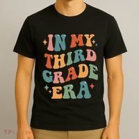 In My Third Grade Era Retro Funny 3rd Grade Teacher Team T-Shirt thumb 3