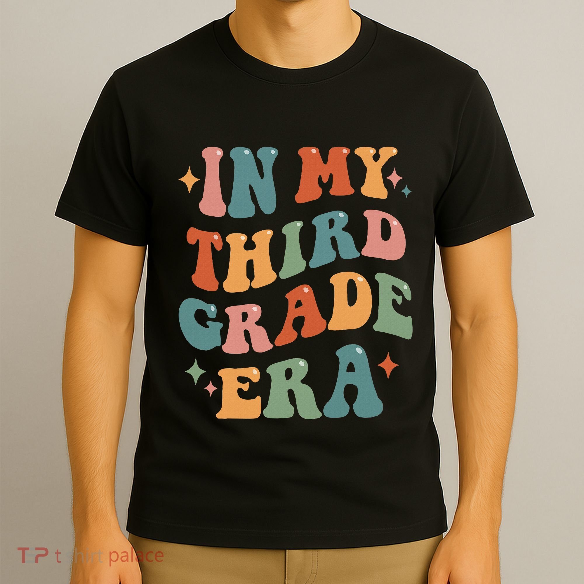 In My Third Grade Era Retro Funny 3rd Grade Teacher Team T-Shirt