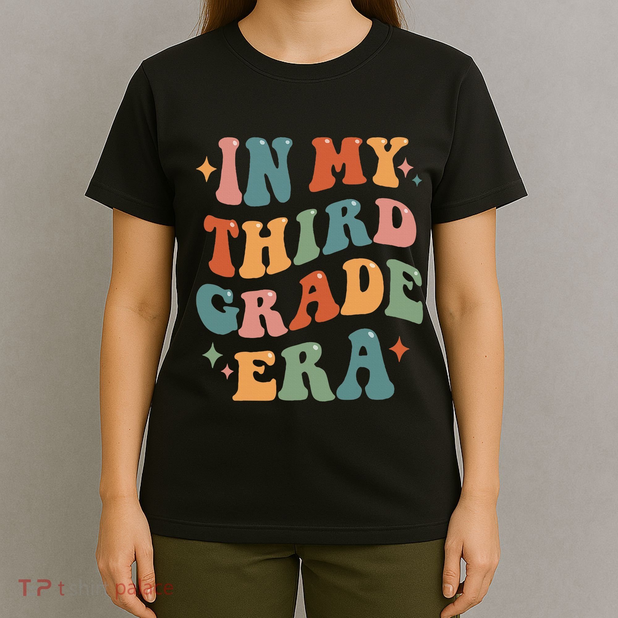 In My Third Grade Era Retro Funny 3rd Grade Teacher Team T-Shirt