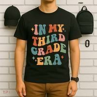 In My Third Grade Era Retro Funny 3rd Grade Teacher Team T-Shirt thumb 6