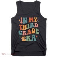 In My Third Grade Era Retro Funny 3rd Grade Teacher Team Tank Top thumb 0