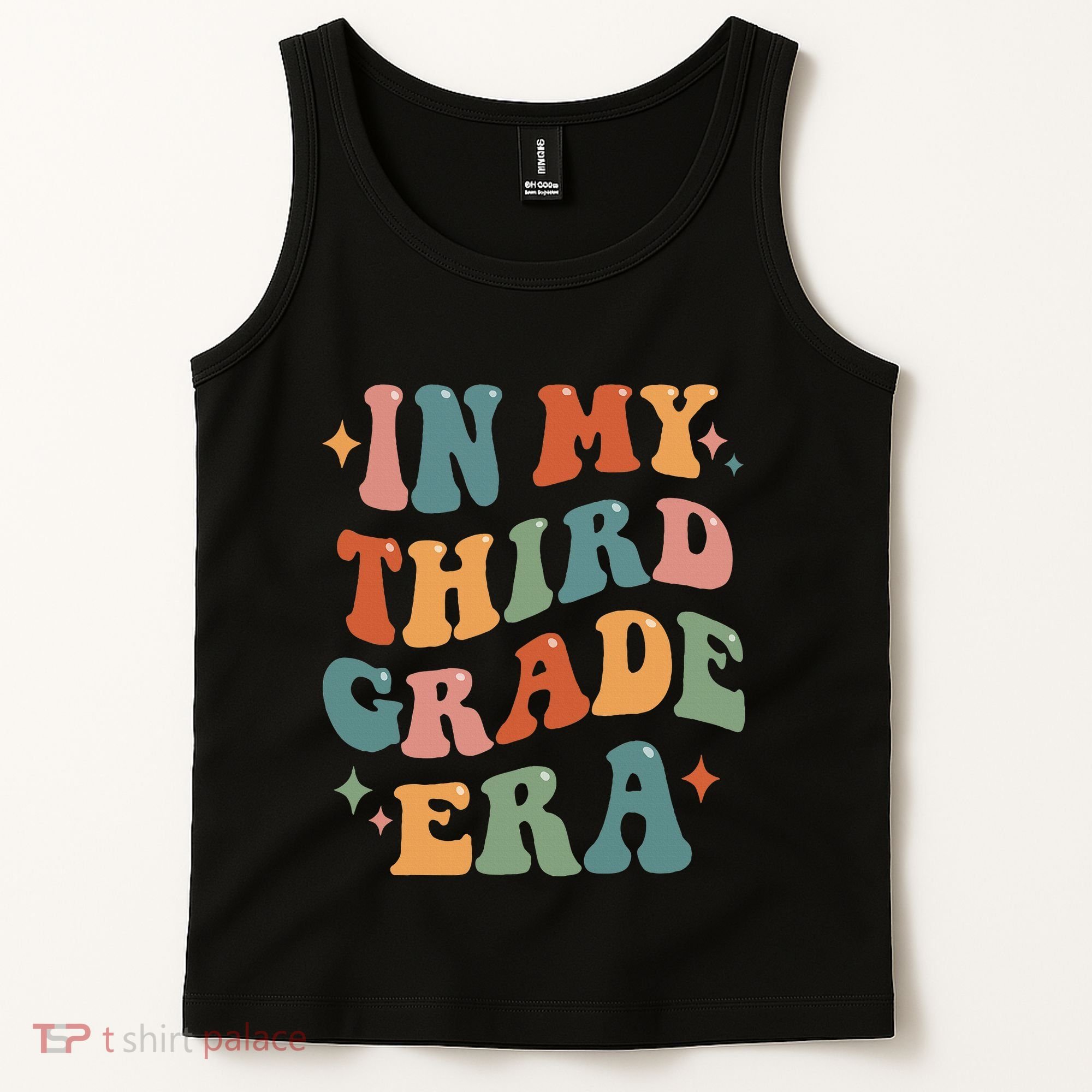 In My Third Grade Era Retro Funny 3rd Grade Teacher Team Tank Top