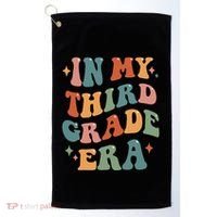 In My Third Grade Era Retro Funny 3rd Grade Teacher Team Golf Towel thumb 0